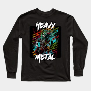 Graffiti Style - Heavy Metal 2 Long Sleeve T-Shirt